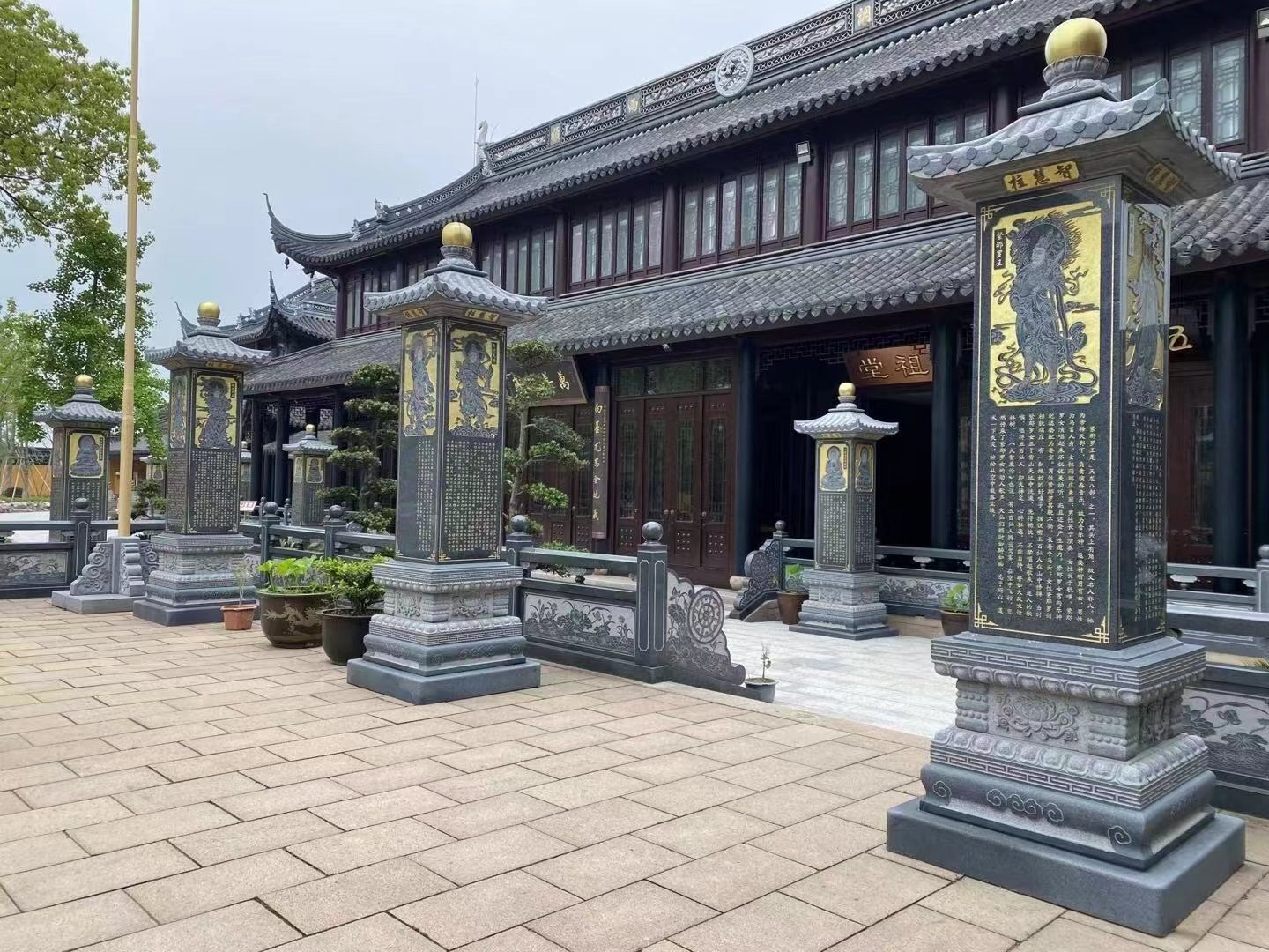 Sacred Sutra Pillars